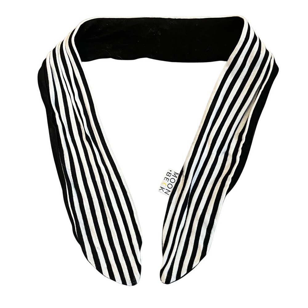 FREE WITH PURCHASE: Moon + Beck Black and White Striped Headband